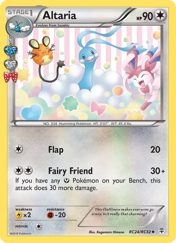 Altaria RC24 Generations Pokesingles