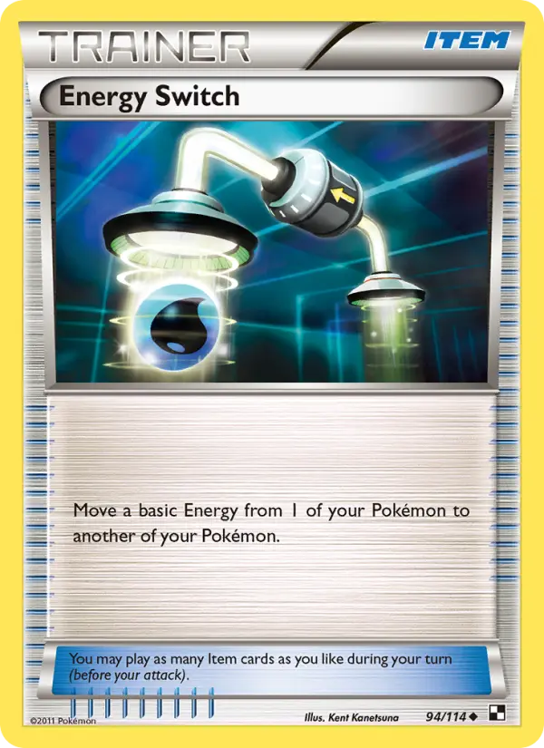 Energy Switch 94 Black & White Pokesingles