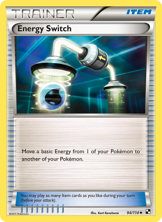 Energy Switch 94 Black & White Pokesingles