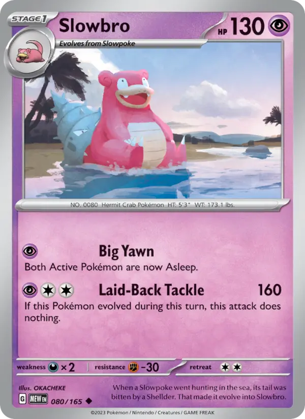 Slowbro 80 151 Pokesingles