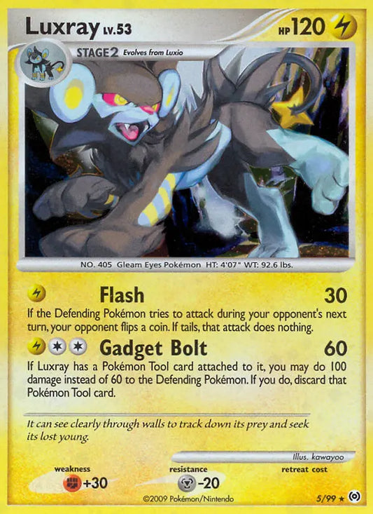 Luxray 5 Arceus Pokesingles