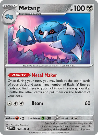 Metang 114 Temporal Forces Pokesingles