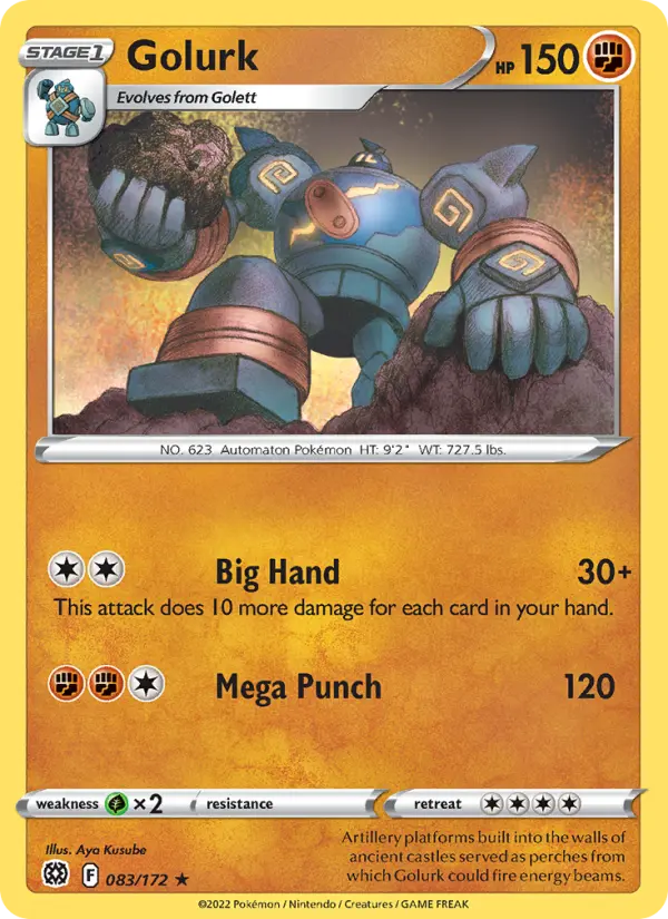 Golurk 83 Brilliant Stars Pokesingles