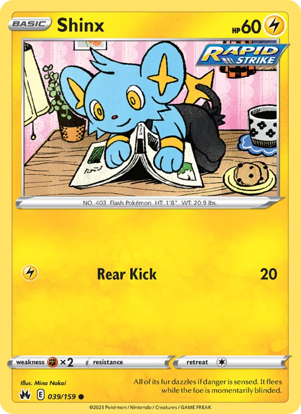 Shinx 39 Crown Zenith Pokesingles