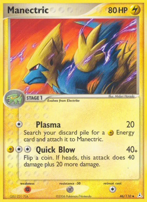 Manectric 46 Holon Phantoms Pokesingles