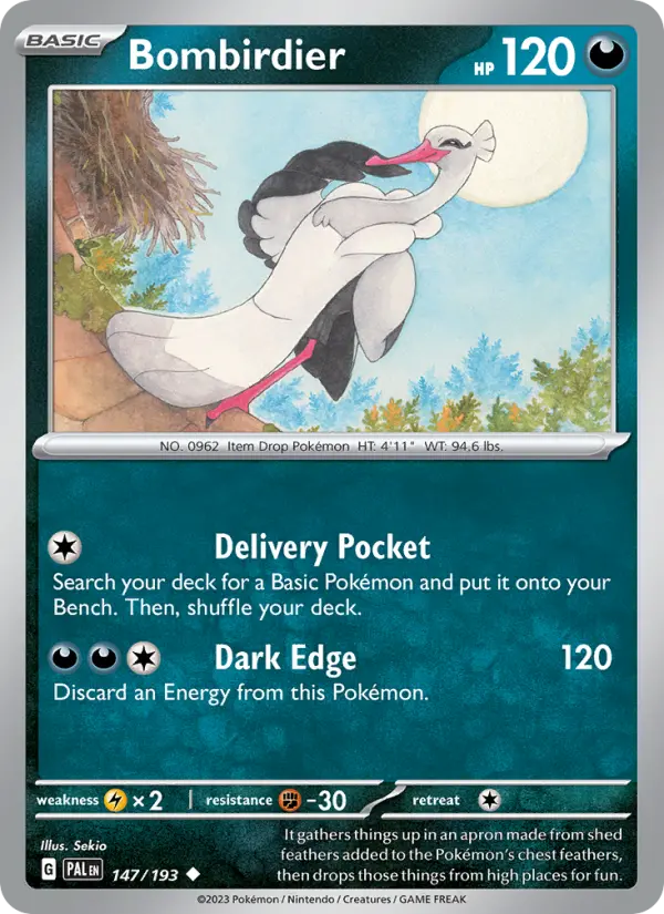 Bombirdier 147 Paldea Evolved Pokesingles