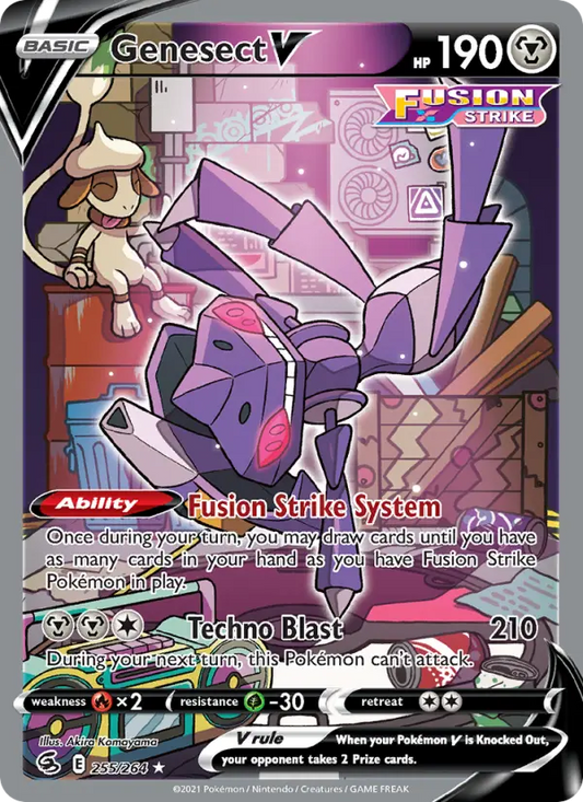 Genesect V 255 Fusion Strike Pokesingles