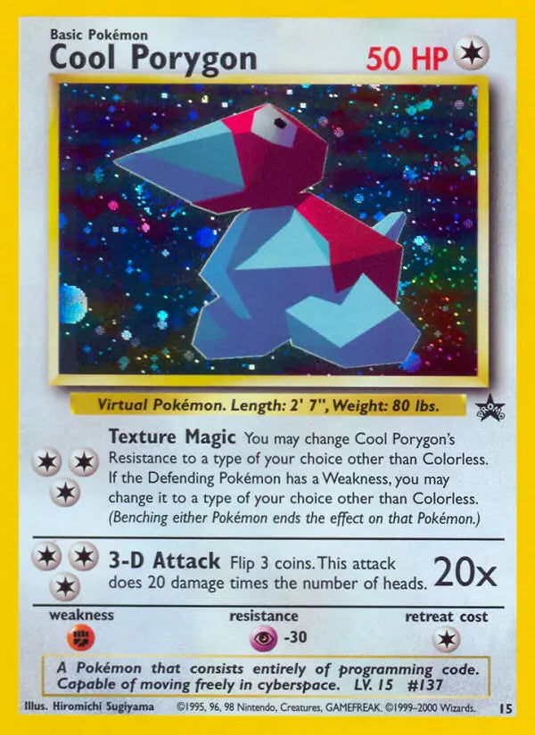 Cool Porygon 15 Wizards Black Star Promos Pokesingles