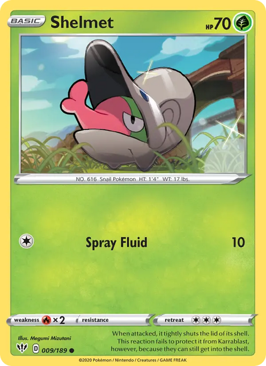 Shelmet 9 Darkness Ablaze Pokesingles