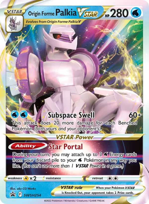 Origin Forme Palkia VSTAR SWSH254 SWSH Black Star Promos Pokesingles