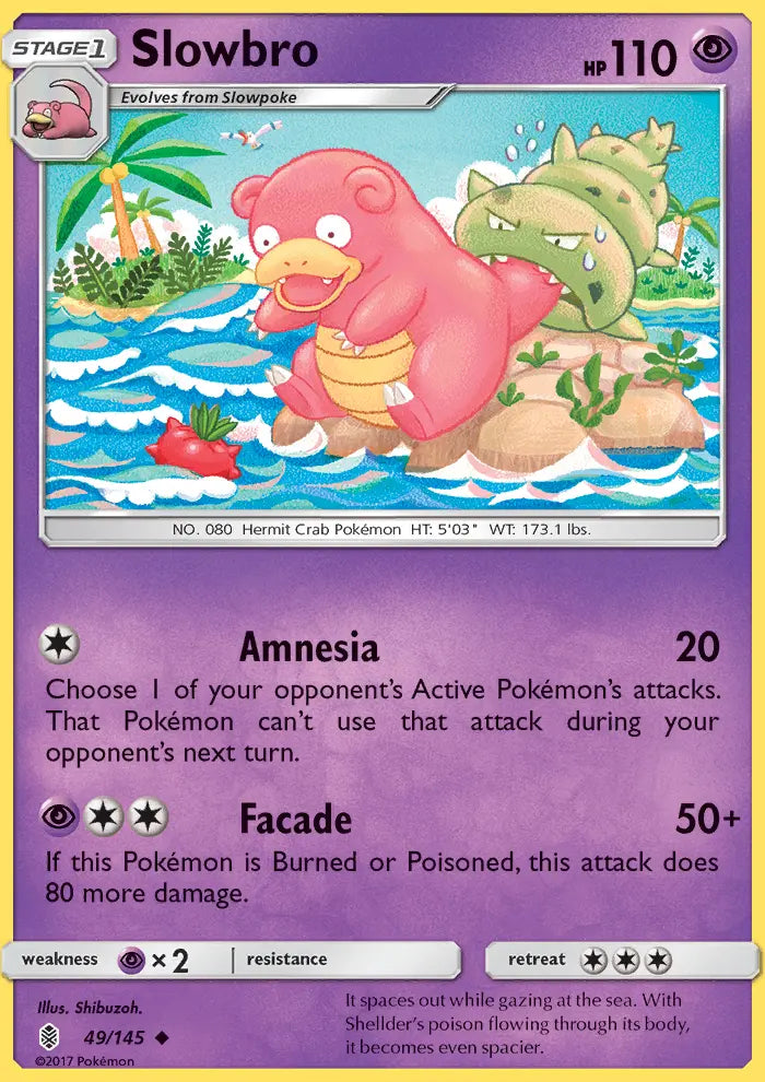 Slowbro 49 Guardians Rising Pokesingles