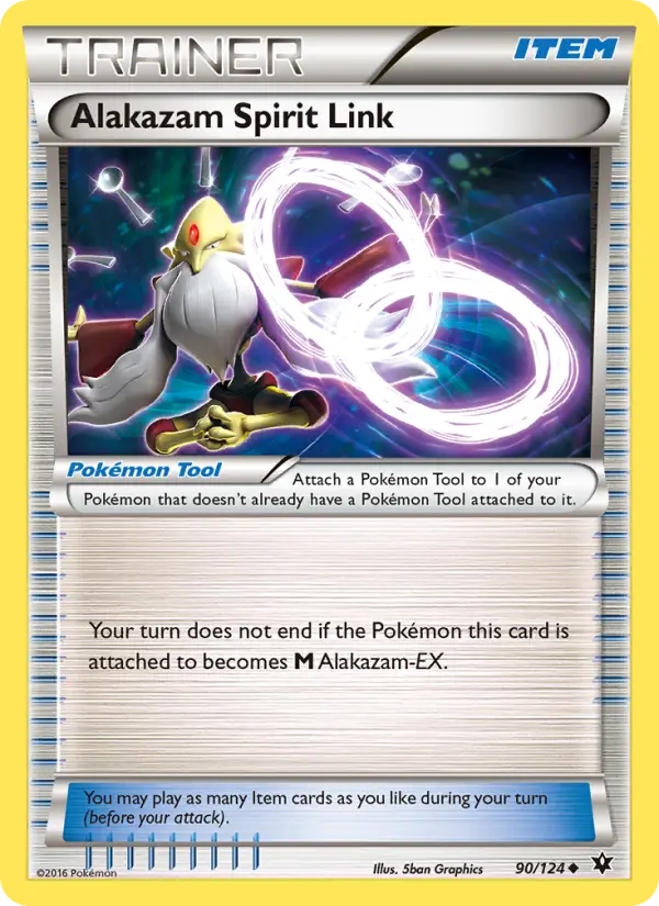 Alakazam Spirit Link 90 Fates Collide Pokesingles