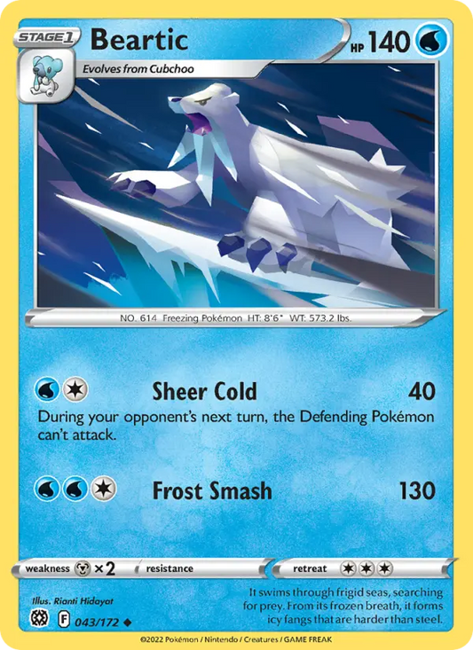 Beartic 43 Brilliant Stars Pokesingles