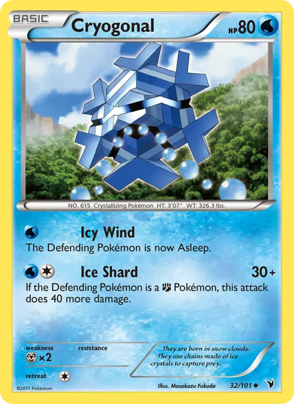 Cryogonal 32 Noble Victories Pokesingles