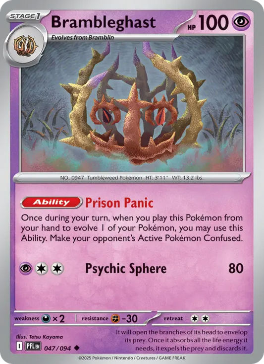 Brambleghast 47 Phantasmal Flames Pokesingles