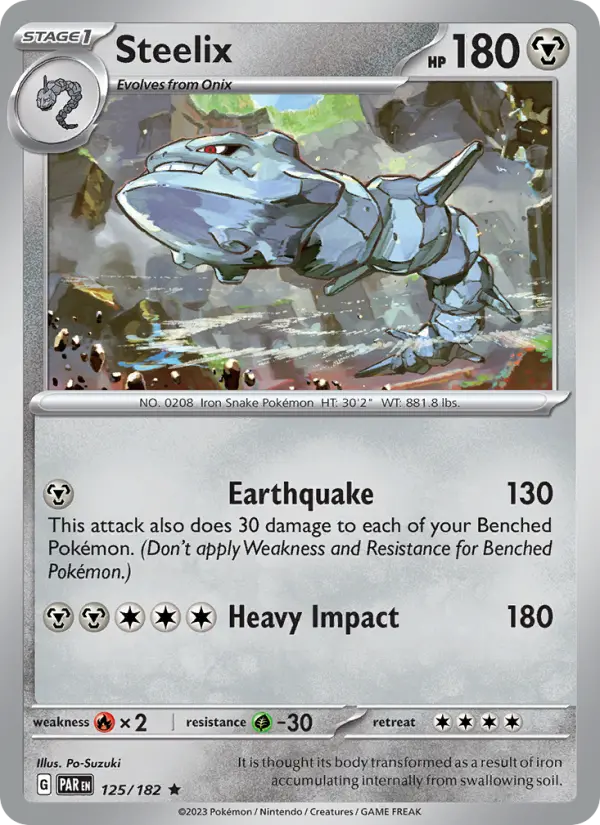 Steelix 125 Paradox Rift Pokesingles