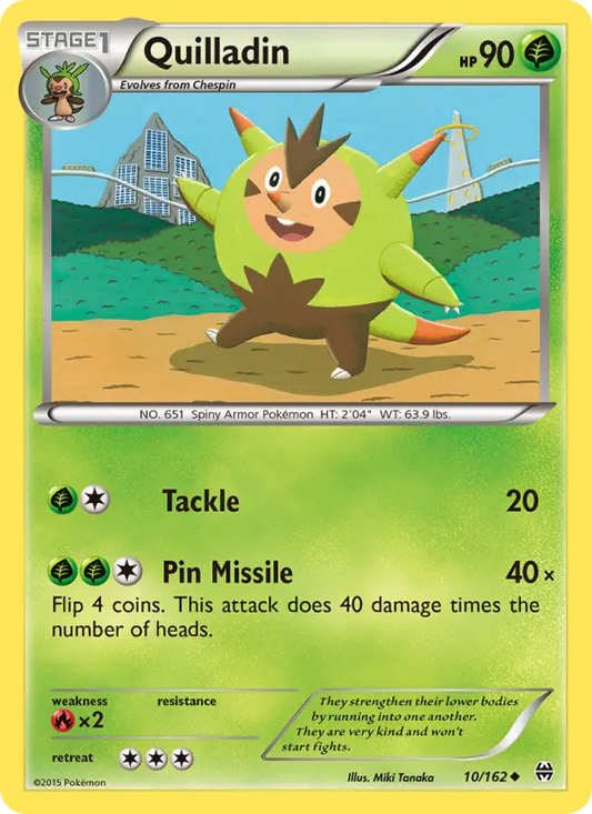 Quilladin 10 BREAKthrough Pokesingles