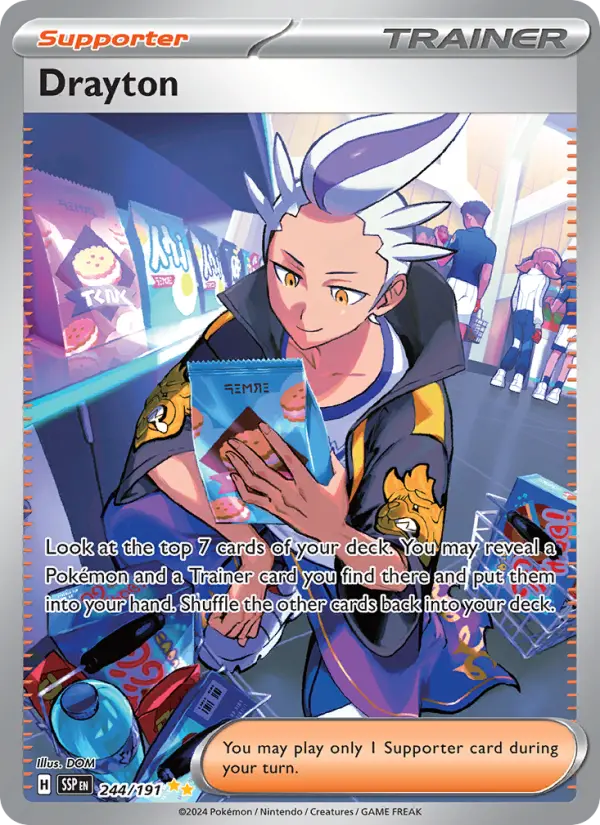 Drayton 244 Surging Sparks Pokesingles