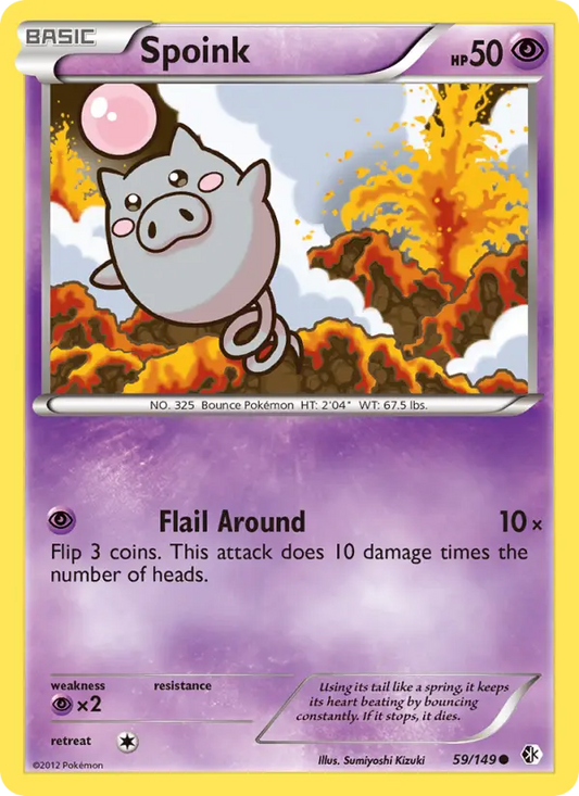 Spoink 59 Boundaries Crossed Pokesingles