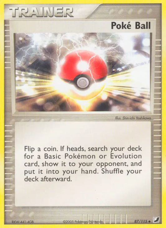 Poké Ball 87 Unseen Forces Pokesingles