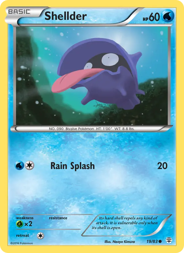 Shellder 19 Generations Pokesingles
