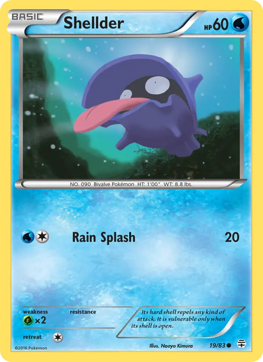 Shellder 19 Generations Pokesingles