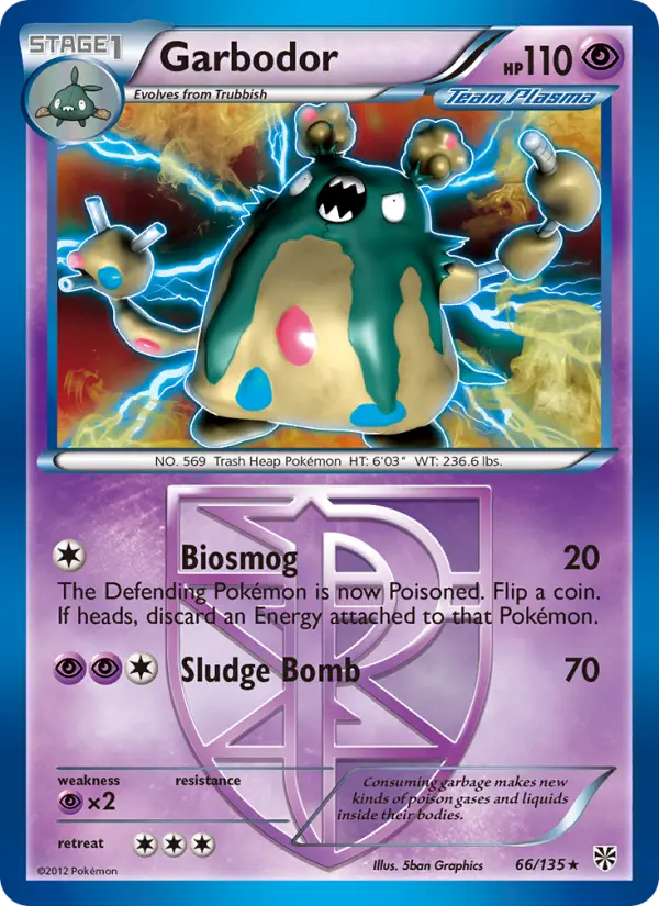 Garbodor 66 Plasma Storm Pokesingles