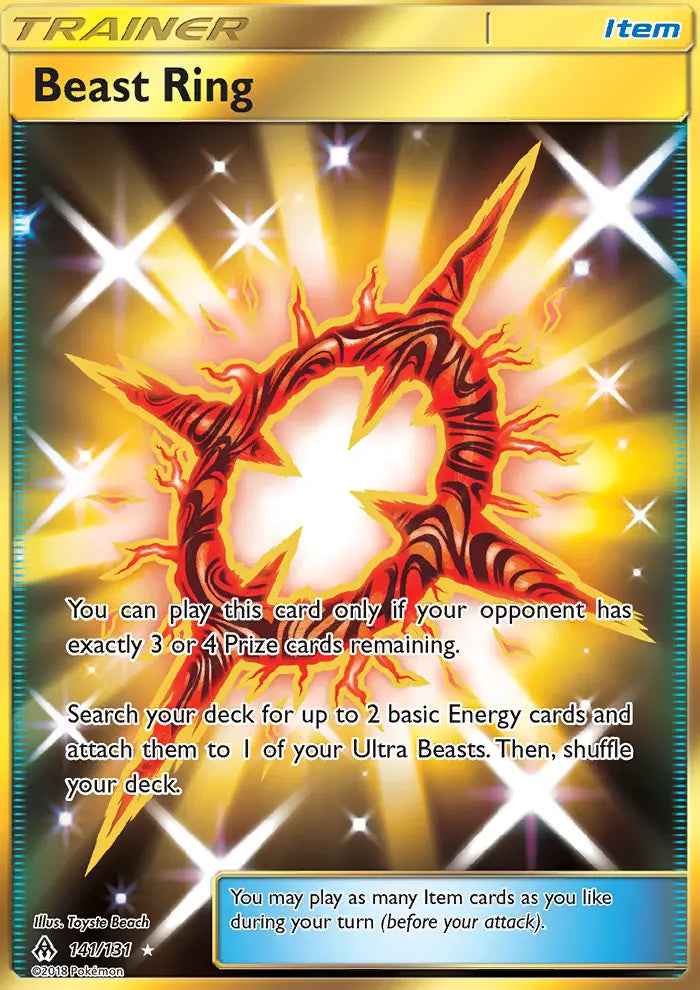 Beast Ring 141 Forbidden Light Pokesingles