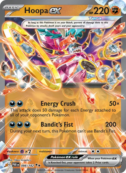 Hoopa ex 98 Paradox Rift Pokesingles