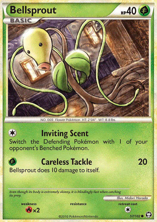 Bellsprout 57 Triumphant Pokesingles