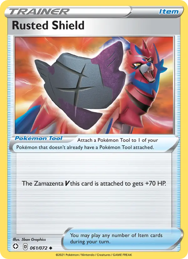 Rusted Shield 61 Shining Fates Pokesingles