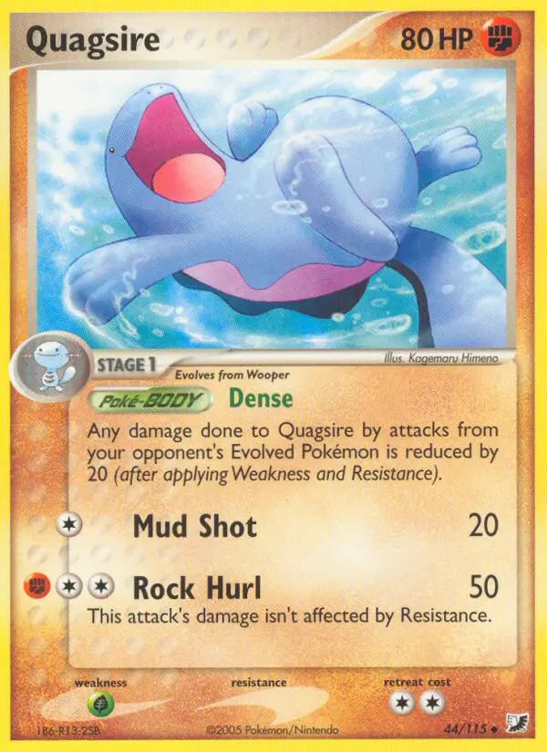 Quagsire 44 Unseen Forces Pokesingles