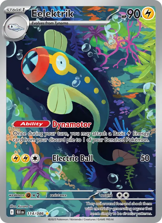 Eelektrik 114 Black Bolt Pokesingles