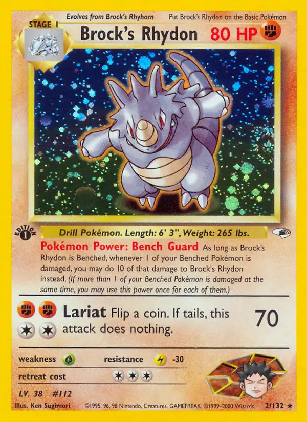 Brock's Rhydon 2 Gym Heroes Pokesingles