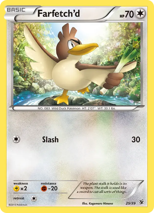 Farfetch'd 25 Kalos Starter Set Pokesingles