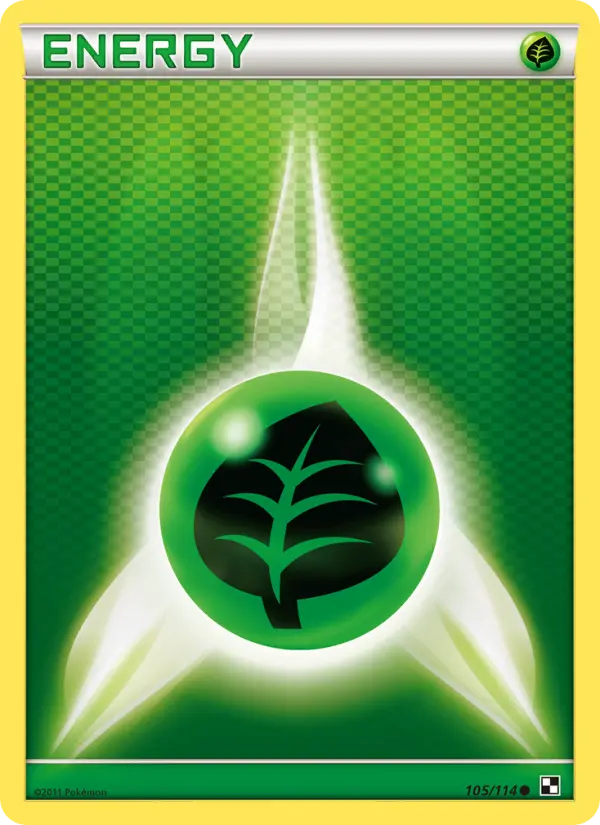 Grass Energy 105 Black & White Pokesingles