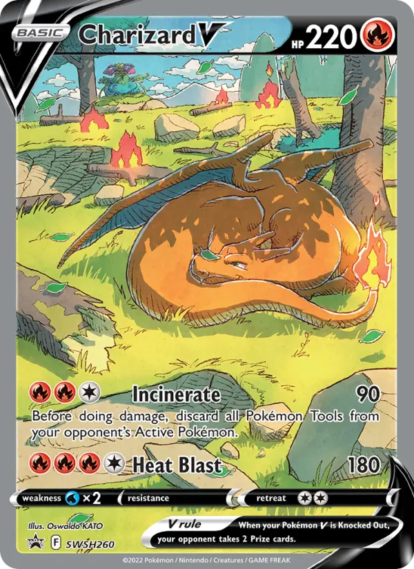 Charizard V SWSH260 SWSH Black Star Promos Pokesingles