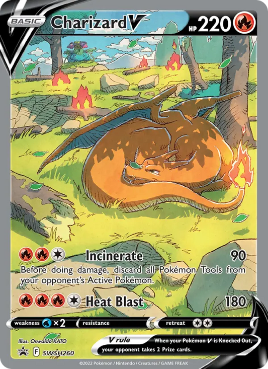 Charizard V SWSH260 SWSH Black Star Promos Pokesingles