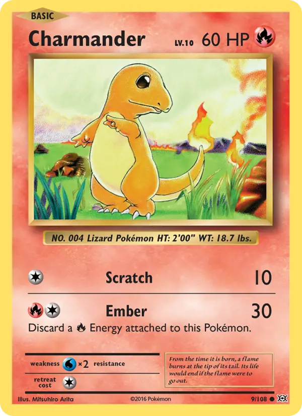 Charmander 9 Evolutions Pokesingles