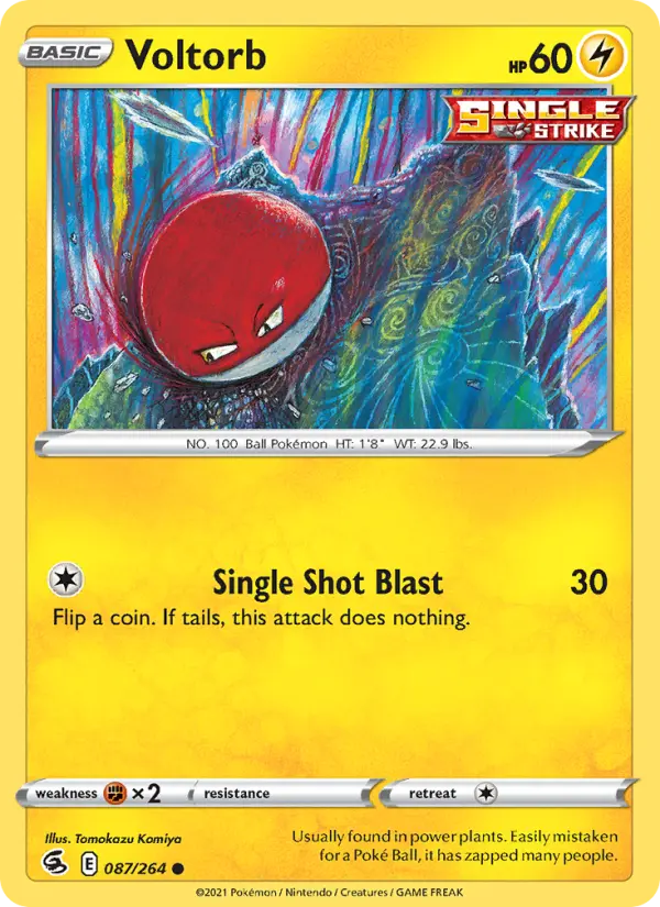 Voltorb 87 Fusion Strike Pokesingles