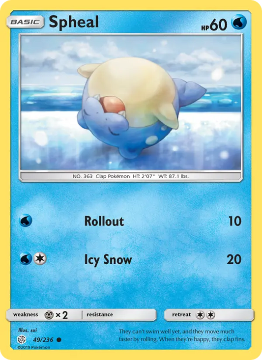 Spheal 49 Cosmic Eclipse Pokesingles