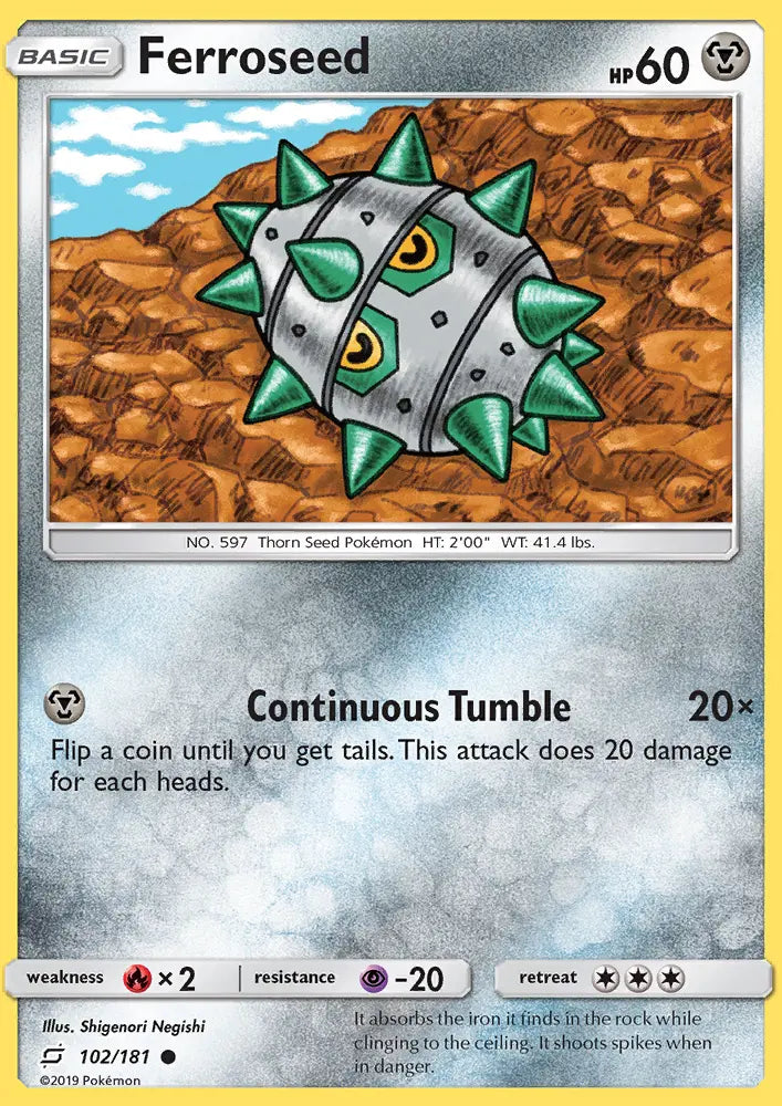 Ferroseed 102 Team Up Pokesingles