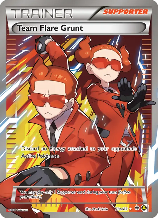 Team Flare Grunt 73 Generations Pokesingles