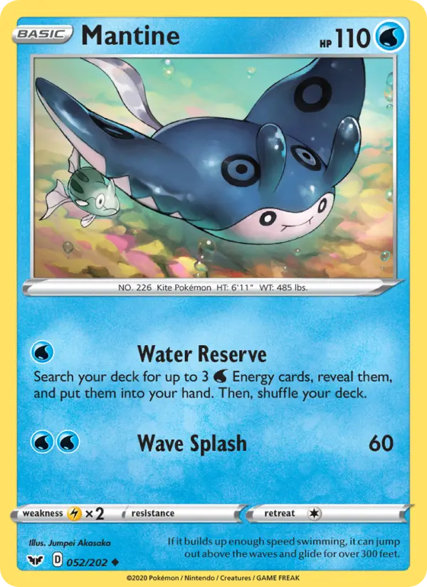 Mantine 52 Sword & Shield Pokesingles