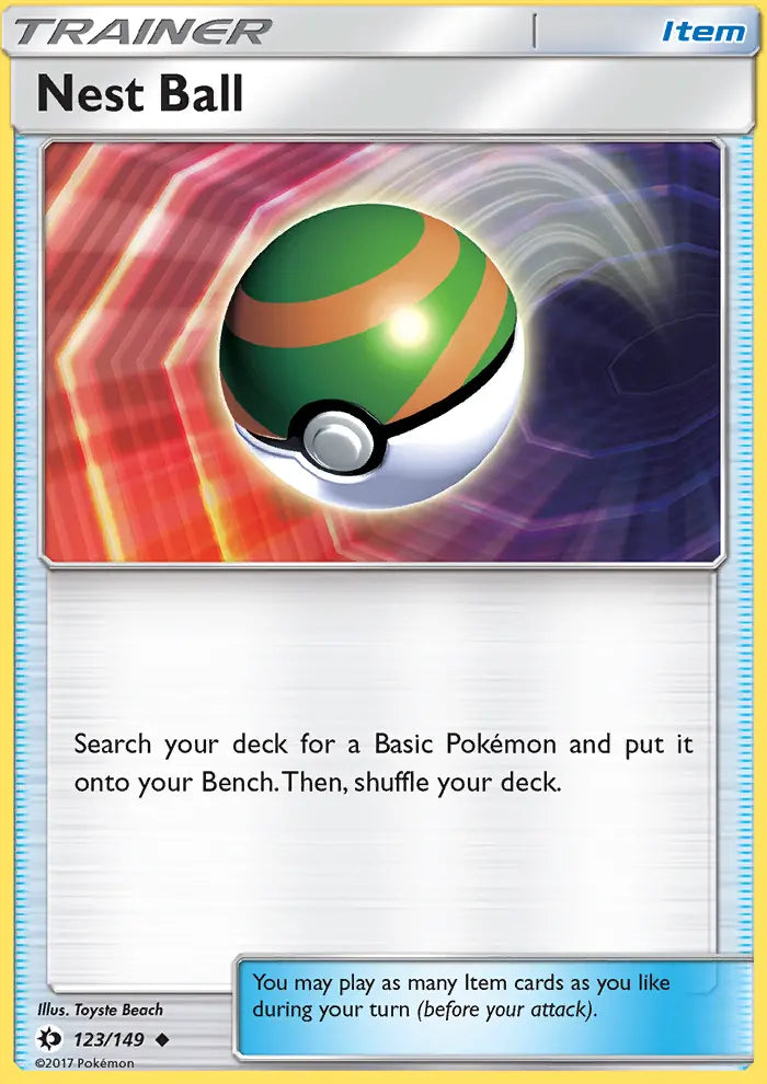 Nest Ball 123 Sun & Moon Pokesingles