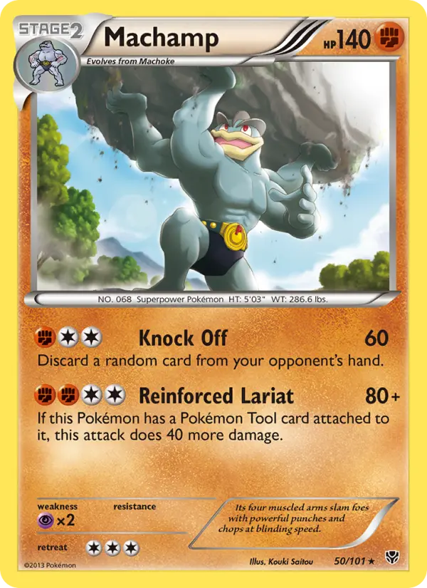 Machamp 50 Plasma Blast Pokesingles