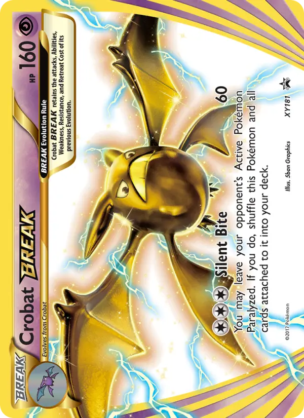 Crobat BREAK XY181 XY Black Star Promos Pokesingles