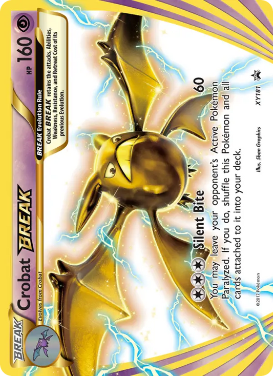 Crobat BREAK XY181 XY Black Star Promos Pokesingles
