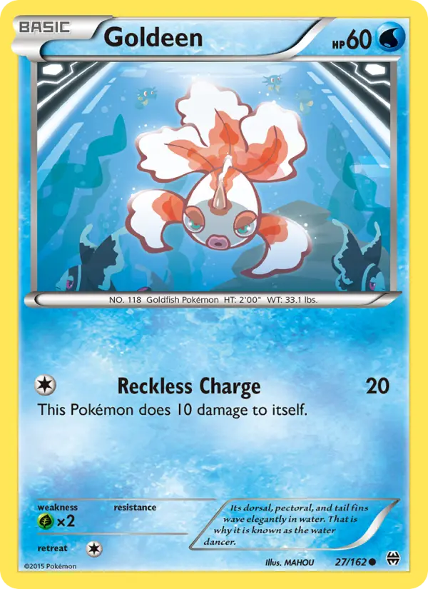 Goldeen 27 BREAKthrough Pokesingles