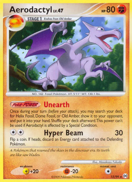 Aerodactyl 13 Arceus Pokesingles